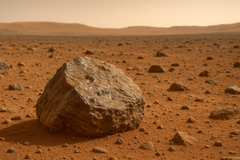 El vehículo explorador Perseverance de la NASA ha encontrado posibles indicios de vida en Marte. (Fuente de la imagen: OpenAI)