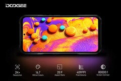 La nueva pantalla del V20. (Fuente: DOOGEE)