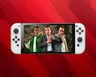 Versión de GTA 5 mostrada en una consola Switch OLED
