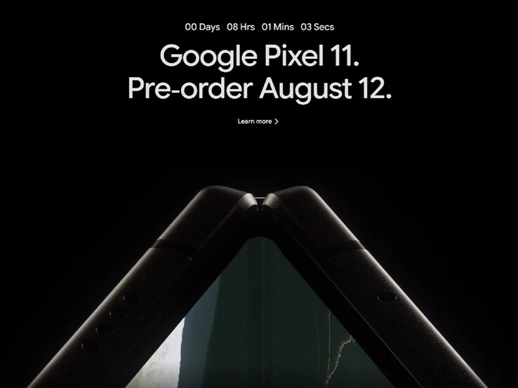 Según Google Store, los pedidos anticipados de la gama Pixel 11 comenzarán el 12 de agosto a las 10:00 h (hora del Este), y no a las 18:00 h (hora del Este).