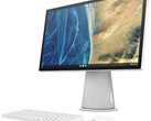 El sobremesa Chromebase All-in-One de 21,5 pulgadas puede girar 90º. (Fuente de la imagen: HP)