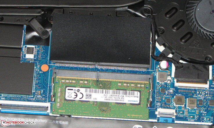 HP incluye dos módulos DDR4 SO-DIMM de 8 GB que funcionan en modo de doble canal.