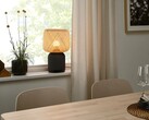 La lámpara IKEA SYMFONISK con altavoz y Wi-Fi tiene una nueva pantalla de bambú (Fuente de la imagen: IKEA)