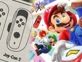 El mando de Nintendo Switch 2, Joy-Con 2, se ha imaginado aquí con un mecanismo deslizante. (Fuente de la imagen: @NintendogsBS/Nintendo - editado)