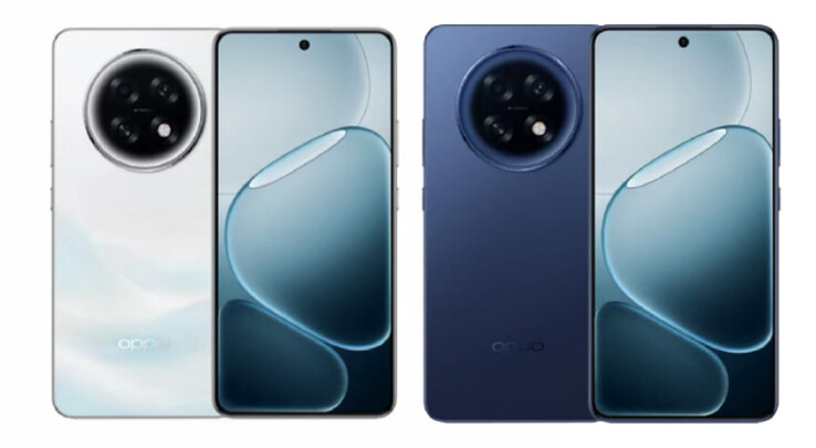 El A6 Max viene en una selección de colores Streamer White o Rock Mist Blue. (Fuente de la imagen: Oppo)