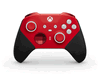 Mando inalámbrico Xbox Elite Serie 2 Core en rojo y blanco.