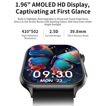 Una pantalla AMOLED a bordo