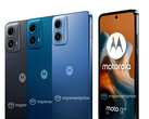 Motorola venderá el Moto G34 5G en al menos tres opciones de color, una de ellas con un acabado de aspecto de cuero. (Fuente de la imagen: MySmartPrice - editado)