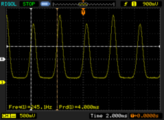 Brillo &gt; 5%: 233.6 - 245,1 Hz