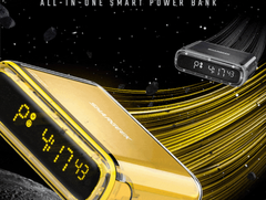 Shargeek Starship Seer 10000 mAh power bank funciona también como despertador (Fuente de la imagen: Shargeek)