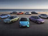 Una colección de berlinas eléctricas Xiaomi SU7 (Fuente de la imagen: Xiaomi)