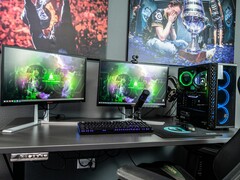 Una configuración de PC con doble monitor (Fuente de la imagen: Ella Don vía Unsplash)