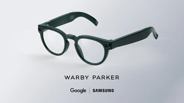 Una imagen promocional de Google muestra una variante de las monturas Warby Parker