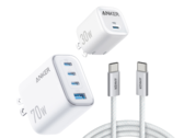 El paquete de cargadores de pared de 70W/30W de Anker tiene un precio relativamente bajo. (Fuente de la imagen: Costco, editado)