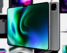 Los renders no oficiales del iPad Pro de 2022 Apple muestran la muesca de la pantalla al frente y al centro. (Fuente de la imagen: @ld_vova - editado)