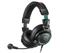 Los auriculares Audio-Technica Hatsune Miku ATH-M50xSTS-USB MIKU están decorados con elementos del diseño de Miku. (Fuente de la imagen: Audio-Technica)