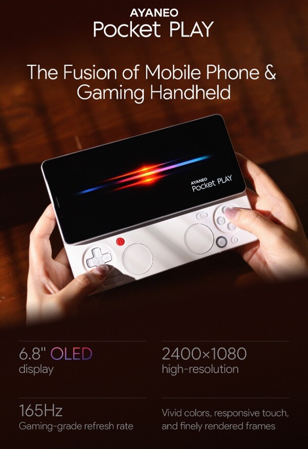 El Ayaneo Pocket Play tendrá una frecuencia de refresco de 165 Hz. (Fuente de la imagen: Ayaneo)