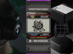 De izquierda a derecha, los auriculares Skibidi de Razer, el E-Shock de Casio y el smartphone Oppo X³ con forma de cubo. (Fuente de la imagen: Razer, Casio, Oppo - Editado)