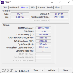 Memoria CPU-Z