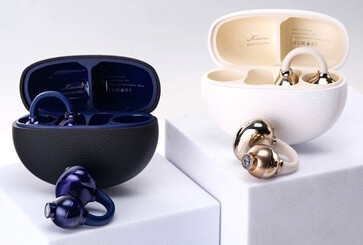 El modelo Kinera Sylvie está disponible en negro y azul violáceo, o en blanco y dorado champán.