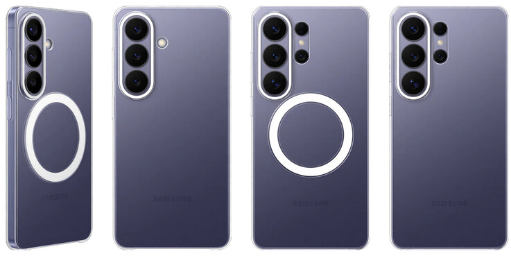 Se han filtrado fundas magnéticas y no magnéticas para teléfonos de la serie Galaxy S26