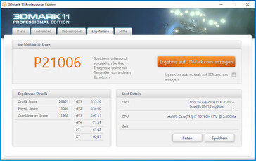 3DMark 11 (Equilibrado, conectado)