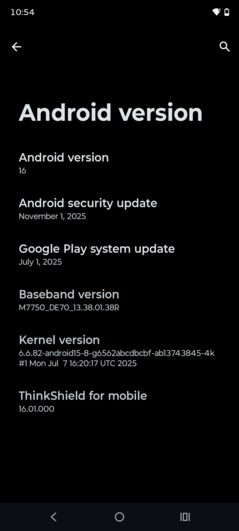Software Motorola Edge 70