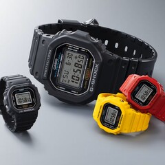 El G-Shock Nano comparado con el DW-5600 normal (Fuente de la imagen: Casio)