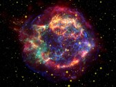 Una imagen que muestra los restos de una supernova.