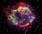 Una imagen que muestra los restos de una supernova.