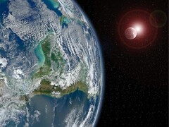 Una imagen que muestra la Tierra y la Luna. (Fuente de la imagen: Buddy_Nath - Pixabay)