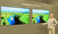 Los televisores LG G3 OLED Smart TV deberían tener paneles más brillantes y de menor consumo que los antiguos televisores LG OLED Smart TV. (Fuente de la imagen: LG Display)