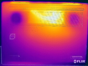 Temperatura de la superficie durante la prueba de resistencia (abajo)