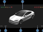 Las luces indicadoras de advertencia (imagen: Tesla)