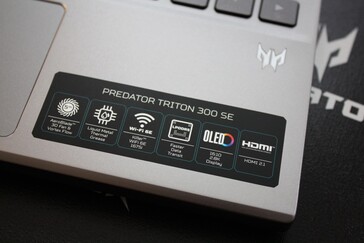 Especificaciones del Acer Predator Triton 300 SE (imagen vía Acer)