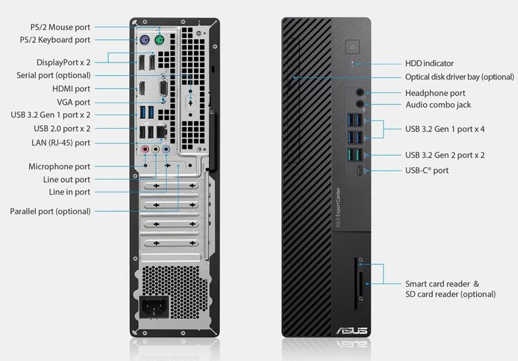 Asus ExpertCenter D9 SFF D900SC (fuente: Asus)