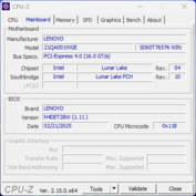 Placa base CPU-Z