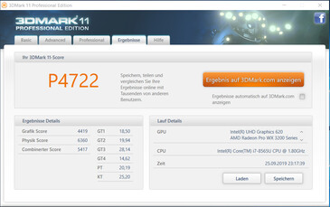 3DMark 11 (enchufado)