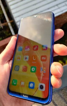 Uso de Redmi Note 8 en exteriores