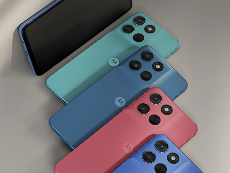 El Moto G57 Power en sus cuatro colores de lanzamiento. (Fuente de la imagen: Motorola)