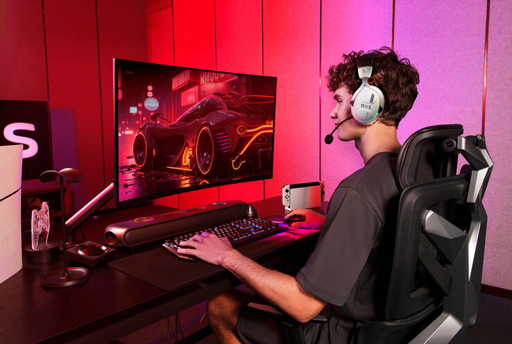 Los auriculares inalámbricos para juegos OXS Storm G2 White Edition ofrecen hasta 40 horas de tiempo de escucha (Fuente de la imagen: OXS)