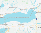 El nombre del lago Ontario permanece inalterado en MapQuest.