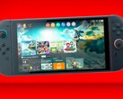 Nintendo Switch 2 con Legend of Zelda: Tears of the Kingdom de fondo. (Fuente de la imagen: Nash Weedle en X)