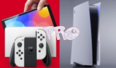 Nuevas especulaciones sobre una Nintendo Switch Pro y una PS5 Pro se han desatado gracias a un &quot;tío&quot;. (Fuente de la imagen: Nintendo/Sony - editado)