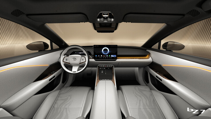 La berlina eléctrica Toyota bz7. (Fuente de la imagen: Toyota)