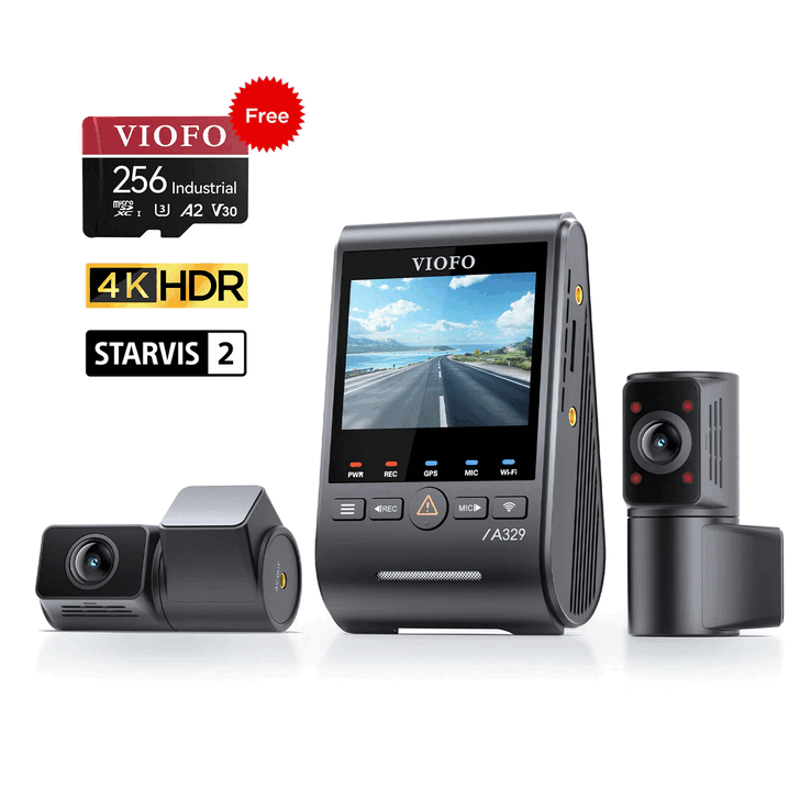 La dash cam VIOFO A329S 3CH dispone de seguimiento GPS y admite control por voz (Fuente de la imagen: VIOFO)