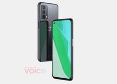 El sucesor del OnePlus Nord N10 5G en renders. (Fuente: Voice)