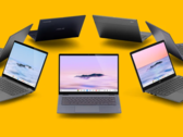 Los Chromebooks fabricados bajo la nueva iniciativa de Google Chromebook Plus tienen especificaciones más potentes de lo que suele ser habitual en el mundo ChromeOS. (Imagen: Google Chrome, logotipos de Intel, AMD y Ryzen, con modificaciones)