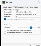 Elija el destino y el formato del archivo