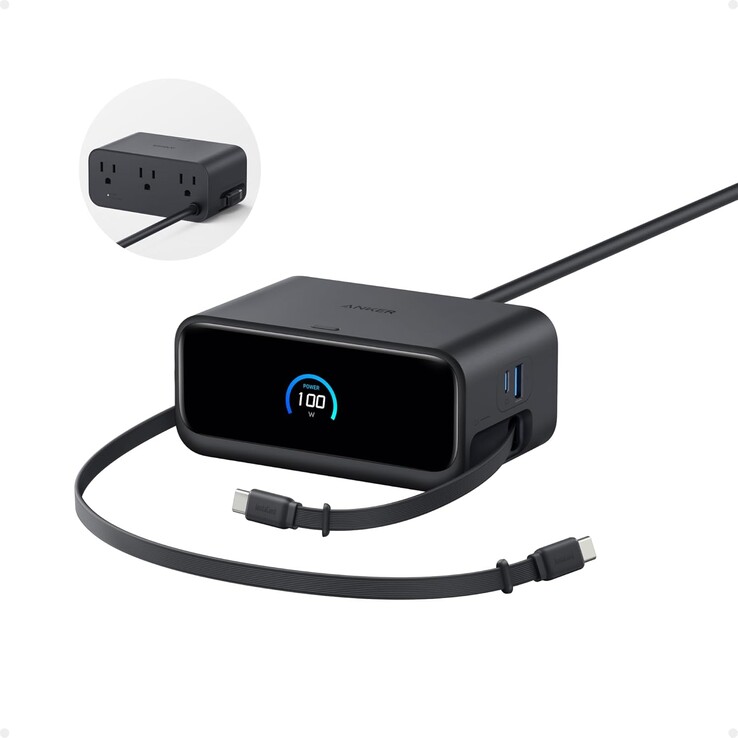 La estación de carga Anker Nano (7 en 1, 100 W). (Fuente de la imagen: Anker)